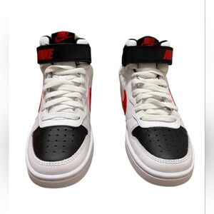 NIKE Court Borough Mid 2, CD7782 110, Boys' shoes, size US 3.5Y, Without box